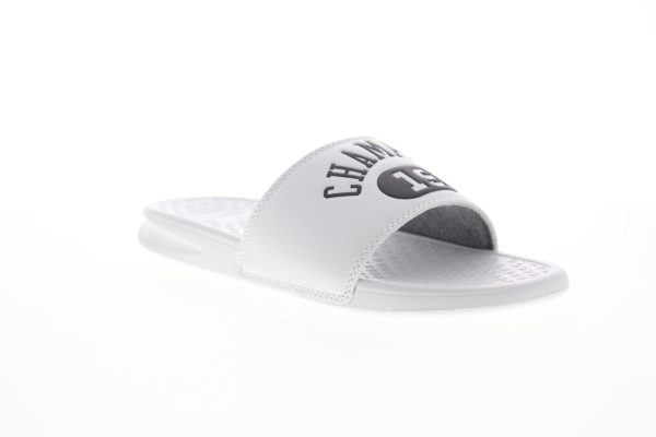 Champion Non C Life Slide CP100007M Mens White Slides Sandals Shoes Cheap - Image 2