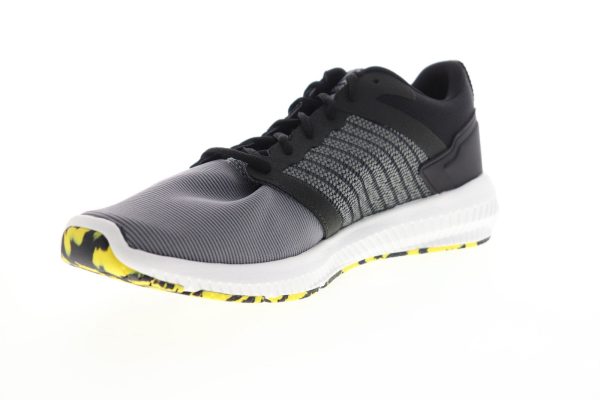Reebok Hydrorush II DV4370 Mens Gray Canvas Lace Up Athletic Running Shoes Cheap - Image 4