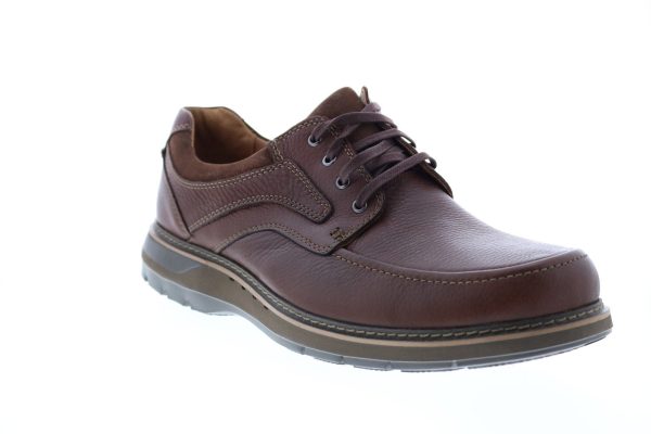 Clarks Un Ramble Lace 26138187 Mens Brown Leather Plain Toe Oxfords Shoes Fashion - Image 2
