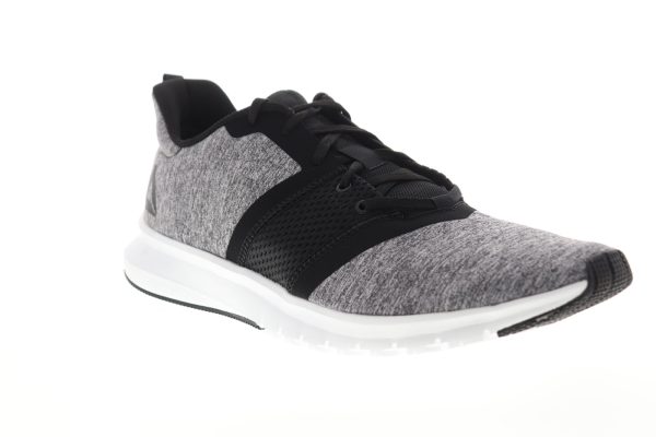 Reebok Print Lite Rush CN2606 Mens Gray Canvas Low Top Athletic Running Shoes Online Hot Sale - Image 2