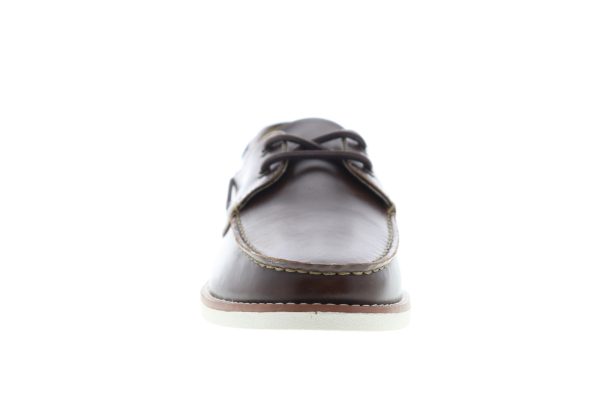 Unlisted by Kenneth Cole Santon Boat Mens Brown Loafers Boat Shoes For Sale - Image 3