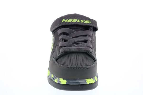 Heelys Plus X2 Lighted HE100314K Big Kids Gray Lifestyle Sneakers Shoes For Sale - Image 3