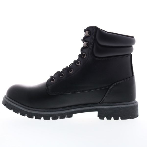 Lugz Nile HI MNILEHV-0761 Mens Black Synthetic Lace Up Casual Dress Boots Online Sale - Image 5