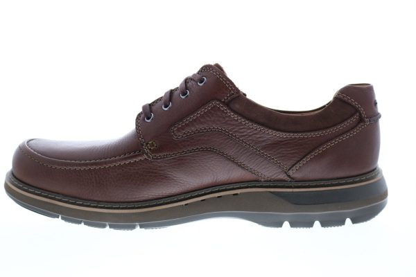 Clarks Un Ramble Lace 26138187 Mens Brown Leather Plain Toe Oxfords Shoes Fashion - Image 5