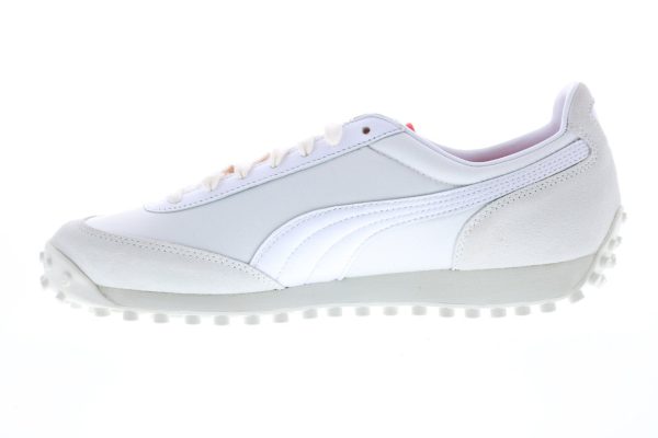 Puma Fast Rider Rudolf Dassler Legacy Mens White Lifestyle Sneakers Shoes Sale - Image 5