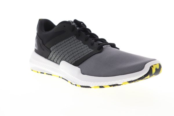 Reebok Hydrorush II DV4370 Mens Gray Canvas Lace Up Athletic Running Shoes Cheap - Image 2