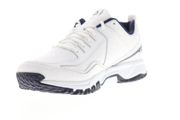 Reebok Ridgerider Leather 4E Mens White Extra Wide (4E) Athletic Hiking Shoes For Discount - Image 4