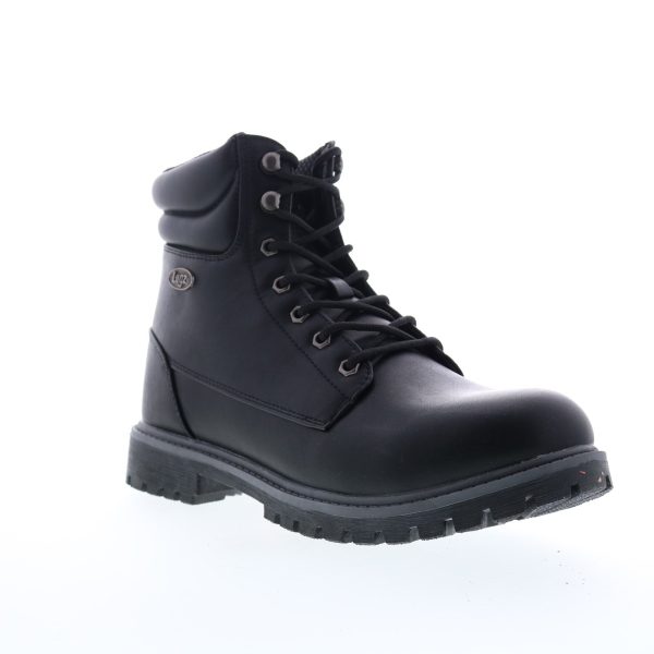 Lugz Nile HI MNILEHV-0761 Mens Black Synthetic Lace Up Casual Dress Boots Online Sale - Image 2