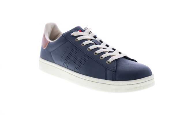Tommy Hilfiger Lutwin TMLUTWIN Mens Blue Synthetic Designer Sneakers Shoes Cheap - Image 2