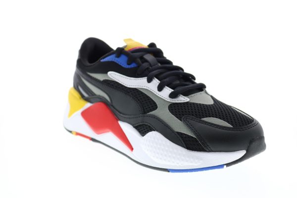 Puma RS-X3 Millenium 37323611 Mens Black Mesh Lace Up Lifestyle Sneakers Shoes Hot on Sale - Image 2