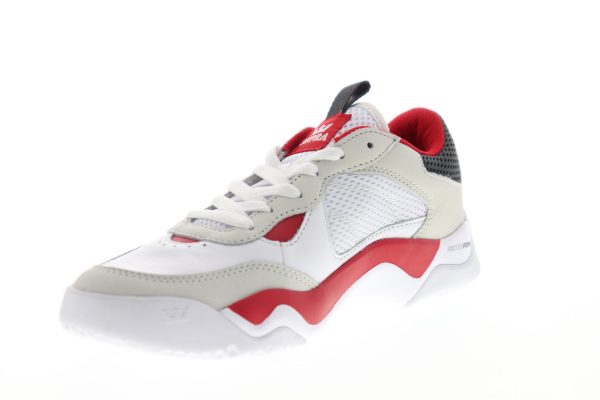 Supra Pecos 06375-148-M Mens White Leather Low Top Lace Up Skate Sneakers Shoes Online now - Image 4