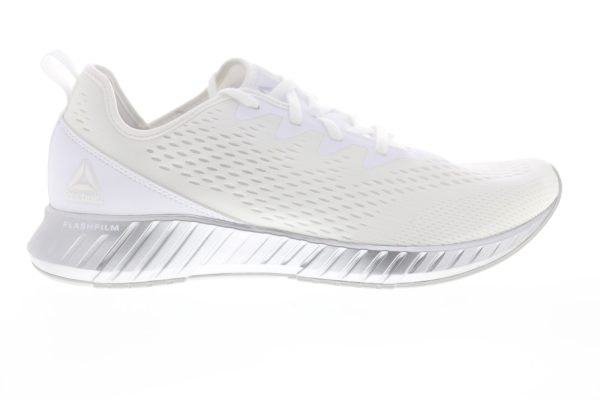 Reebok Flashfilm DV6969 Mens White Mesh Low Top Athletic Cross Training Shoes For Sale