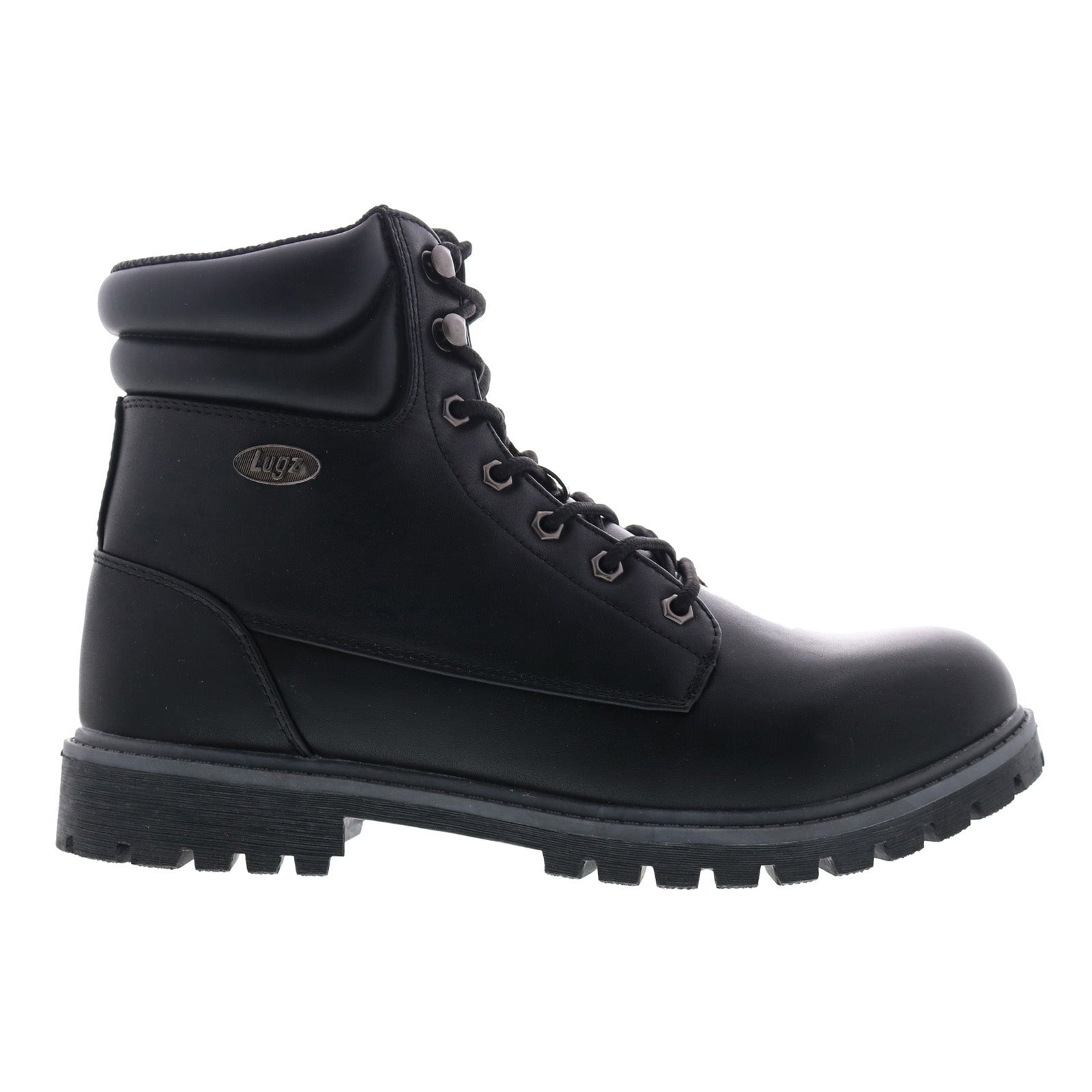 Lugz Nile HI MNILEHV-0761 Mens Black Synthetic Lace Up Casual Dress Boots Online Sale