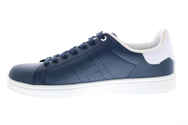Tommy Hilfiger Liston TMLISTON Mens Blue Synthetic Designer Sneakers Shoes Online Sale - Image 5