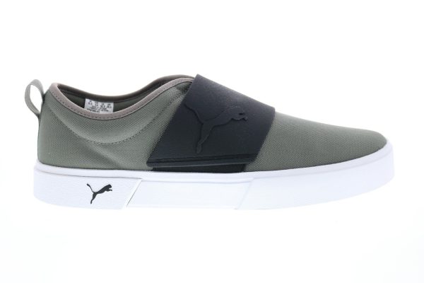Puma El Rey II Slip On 37478503 Mens Gray Canvas Lifestyle Sneakers Shoes Supply