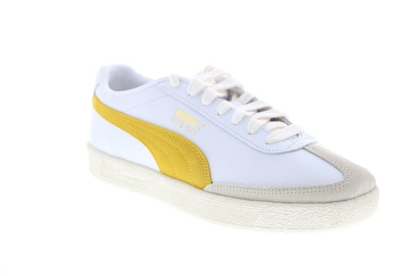 Puma Oslo-City Prm 37480001 Mens White Leather Lace Up Sneakers Lifestyle Shoes Discount - Image 2