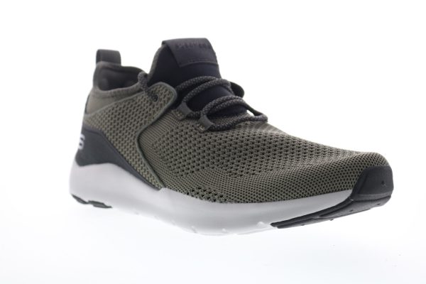 Skechers Nichlas Lishear 52890 Mens Green Canvas Athletic Cross Training Shoes Online now - Image 2