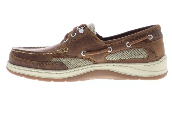 Sebago Clovehitch II 7000GE0 Mens Brown Extra Wide 4E Leather Boat Shoes Loafers Online Hot Sale - Image 5