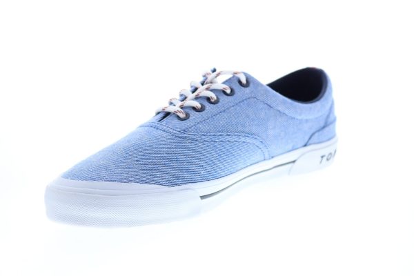 Tommy Hilfiger Pallet 2 TMPALLET2 Mens Blue Canvas Designer Sneakers Shoes on Sale - Image 4