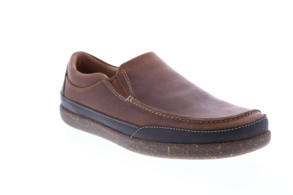 Clarks Un Lisbon Twin 26149744 Mens Brown Loafers & Slip Ons Casual Shoes For Sale - Image 2