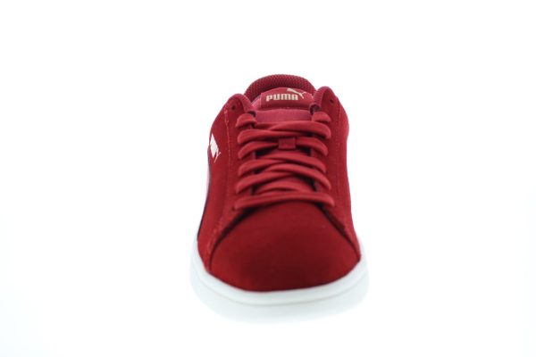 Puma Smash V2 36498947 Mens Red Suede Lace Up Lifestyle Sneakers Shoes on Sale - Image 3