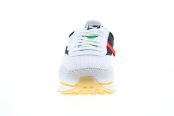 Puma Future Rider WH 37338401 Mens White Mesh Lace Up Lifestyle Sneakers Shoes Hot on Sale - Image 3