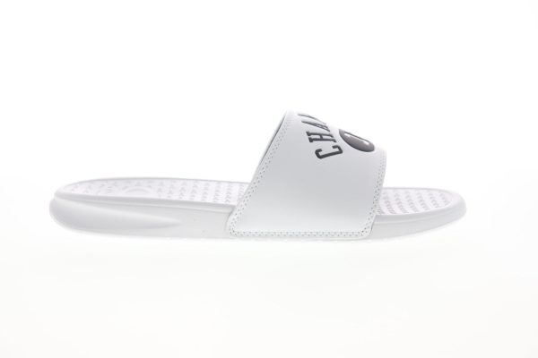 Champion Non C Life Slide CP100007M Mens White Slides Sandals Shoes Cheap
