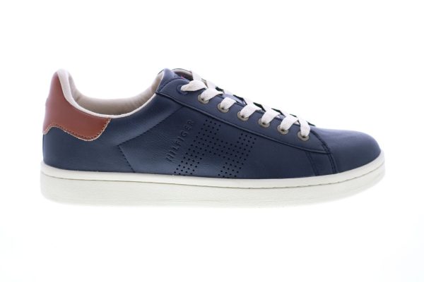 Tommy Hilfiger Lutwin TMLUTWIN Mens Blue Synthetic Designer Sneakers Shoes Cheap