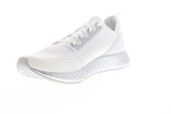 Reebok Flashfilm DV6969 Mens White Mesh Low Top Athletic Cross Training Shoes For Sale - Image 4