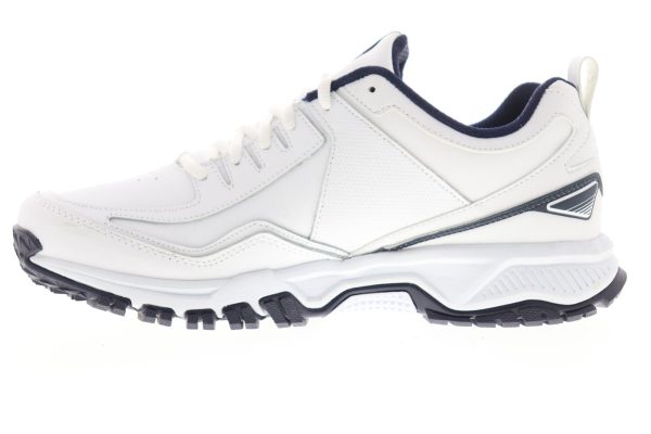 Reebok Ridgerider Leather 4E Mens White Extra Wide (4E) Athletic Hiking Shoes For Discount - Image 5