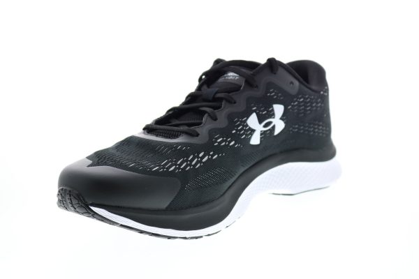 Under Armour Charged Bandit 6 Mens Black Mesh Lace Up Athletic Running Shoes Supply - Image 4