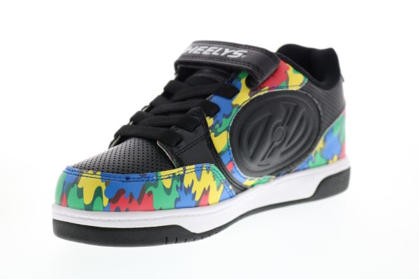 Heelys Plus X2 HE100657K Little Kids Black Synthetic Lifestyle Sneakers Shoes Supply - Image 4