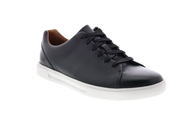 Clarks Un Costa Lace 26140811 Mens Black Leather Lifestyle Sneakers Shoes Sale - Image 2