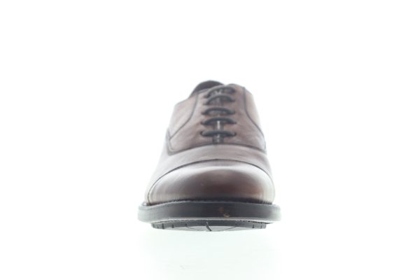 Frye Bowery Bal Oxford 80533 Mens Brown Leather Low Top Cap Toe Oxfords Shoes Cheap - Image 3