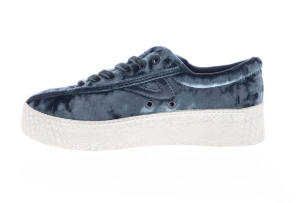 Tretorn Nylite 4 Bold Womens Gray Canvas Low Top Lifestyle Sneakers Shoes For Discount - Image 5