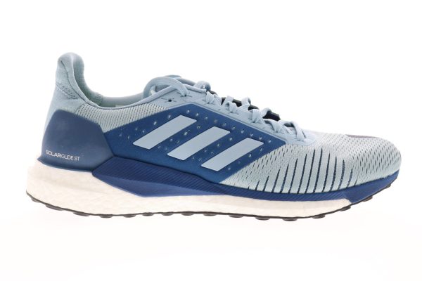 Adidas Solar Glide ST D97074 Mens Blue Mesh Lace Up Athletic Running Shoes Supply