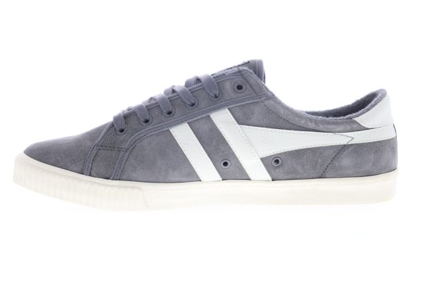 Gola Tennis Mark Cox CMA541 Mens Gray Suede Lace Up Lifestyle Sneakers Shoes For Cheap - Image 5