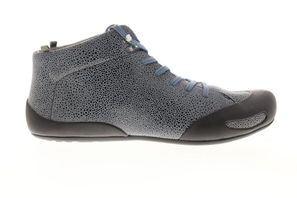 Camper Peu Senda 46713-036 Womens Gray Suede Low Top Lace Up Euro Sneakers Shoes For Cheap