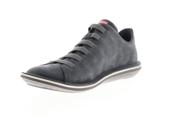 Camper Beetle 18751-070 Mens Gray Nubuck Leather Low Top Euro Sneakers Shoes Sale - Image 4