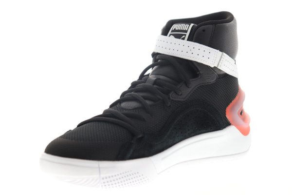 Puma Sky Modern 19404204 Mens Black Mesh Lace Up Athletic Basketball Shoes Cheap - Image 4