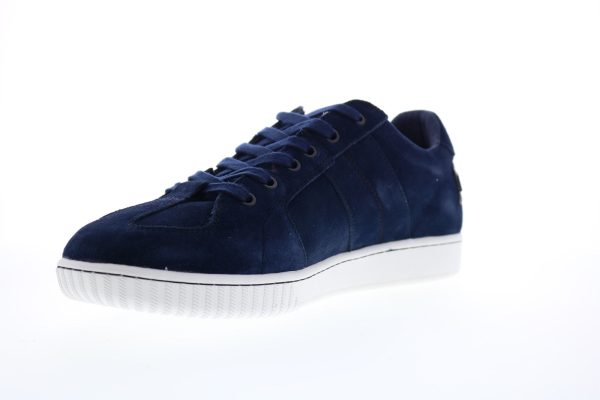 Diesel S-Millenium Lc Mens Blue Suede Lace Up Lifestyle Sneakers Shoes on Sale - Image 4
