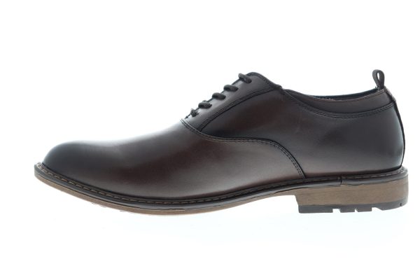 Mark Nason Ottomatic G&T 68319 Mens Brown Leather Plain Toe Oxfords Shoes Online now - Image 5