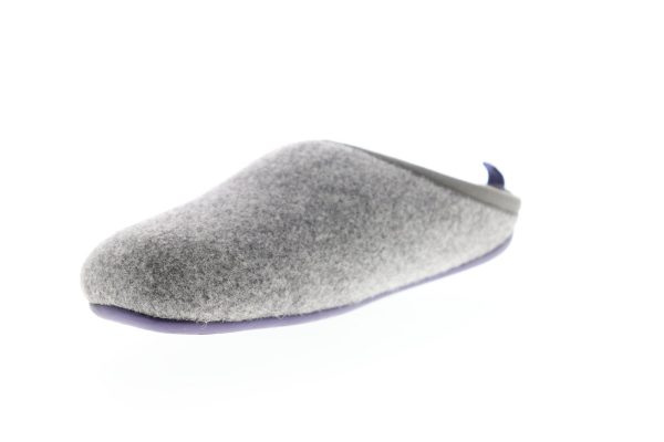 Camper Wabi 18811-038 Mens Gray Suede Slippers Low Top Slip On Clogs Shoes Online - Image 4