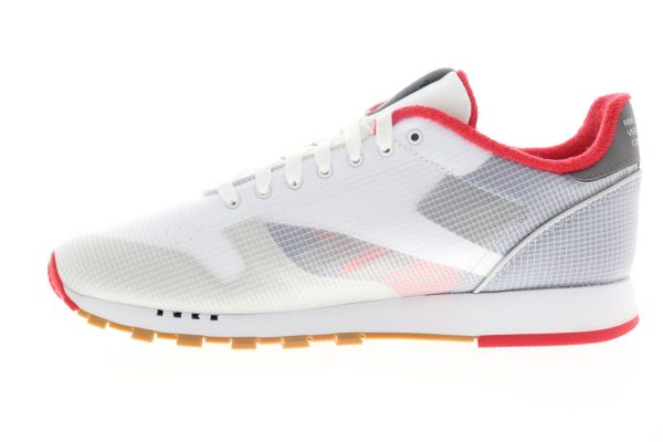 Reebok Classic Leather ATI EH0128 Mens White Low Top Lifestyle Sneakers Shoes Cheap - Image 5