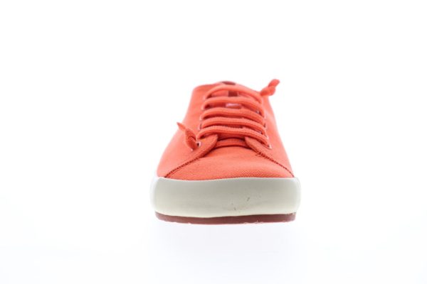 Camper Peu Rambla Vulcanizado 18869-064 Mens Orange Canvas Euro Sneakers Shoes Sale - Image 3