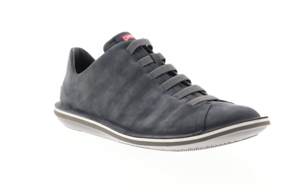 Camper Beetle 18751-070 Mens Gray Nubuck Leather Low Top Euro Sneakers Shoes Sale - Image 2
