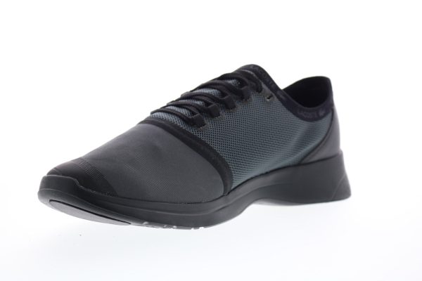 Lacoste Lt Fit 319 2 Sma Mens Black Lace Up Lifestyle Sneakers Shoes on Sale - Image 4