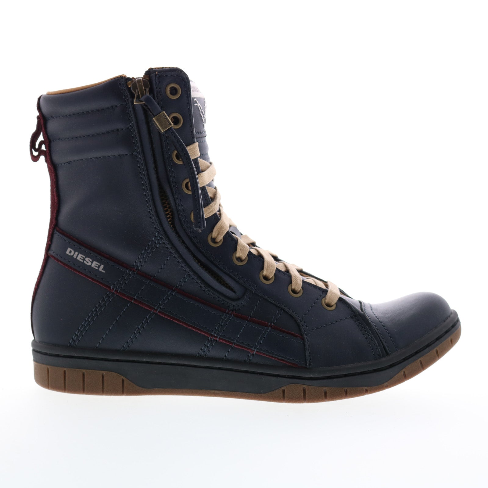 Diesel Tatradium D-Valadium Mens Blue Leather Lace Up Lifestyle Sneakers Shoes Online Hot Sale