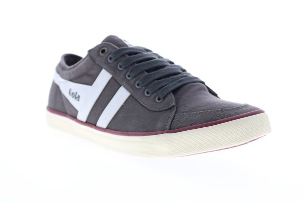 Gola Comet CMA516 Mens Gray Canvas Lace Up Lifestyle Sneakers Shoes Fashion - Image 2