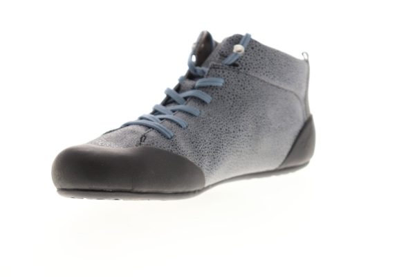 Camper Peu Senda 46713-036 Womens Gray Suede Low Top Lace Up Euro Sneakers Shoes For Cheap - Image 4